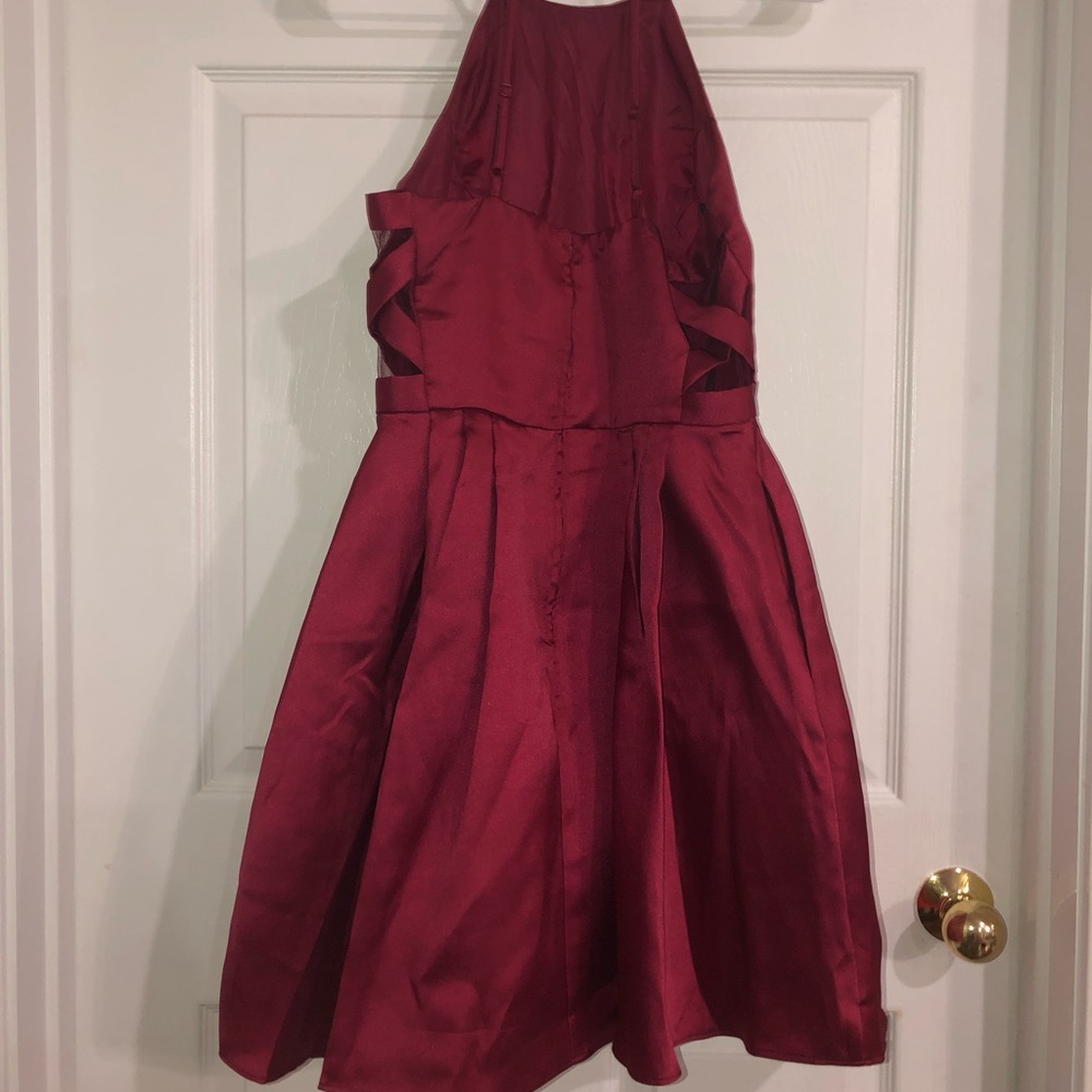 B Darlin Silky red dress worn once! Super cute!